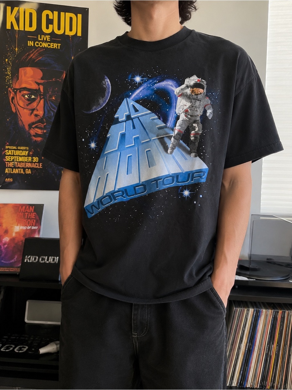 Kid Cudi To The Moon World Tour 2022 Concert T-Shirt